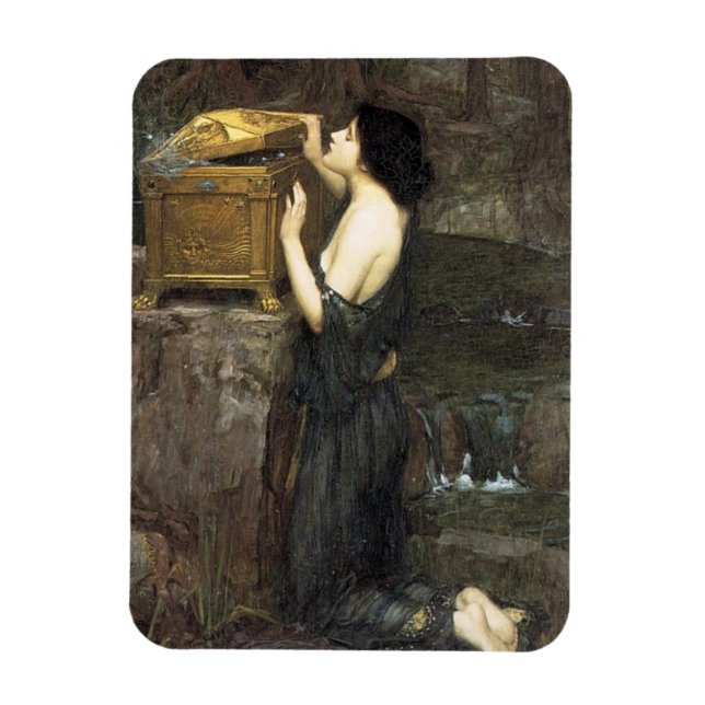 Pandora [John William Waterhouse] Magnet (Vertikal)