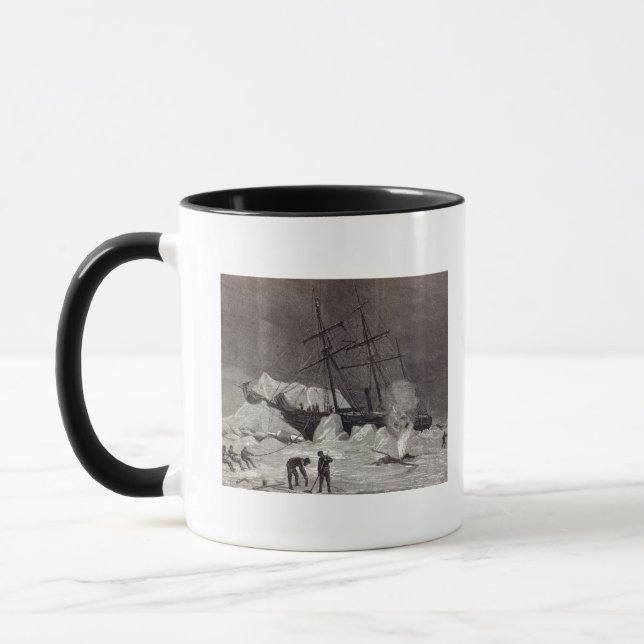 Pandora klemmte im Eis Tasse (Links)