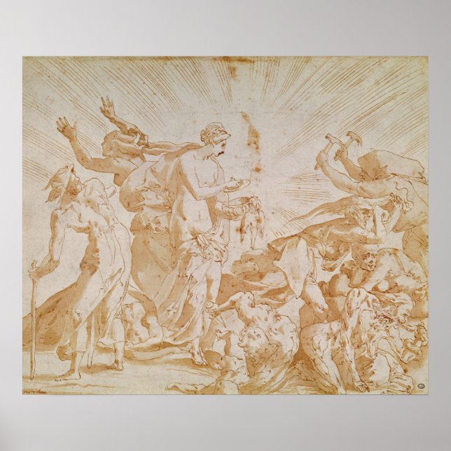 Pandora öffnet die Schachtel Poster (Vorne)