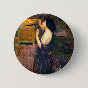 Pandora von John William Waterhouse Button