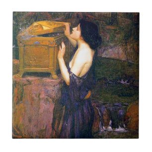 Pandora von John William Waterhouse Fliese
