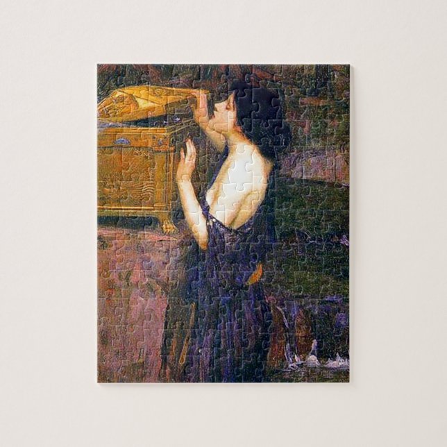 Pandora von John William Waterhouse Puzzle (Vertikal)