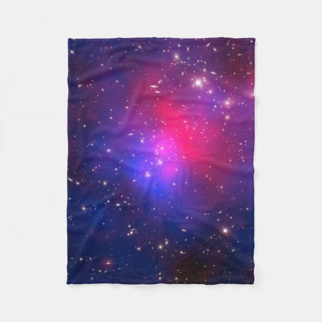 Pandoras Gruppen-Galaxie-Rosa-die blaue Raum NASA Fleecedecke (Vorderseite)