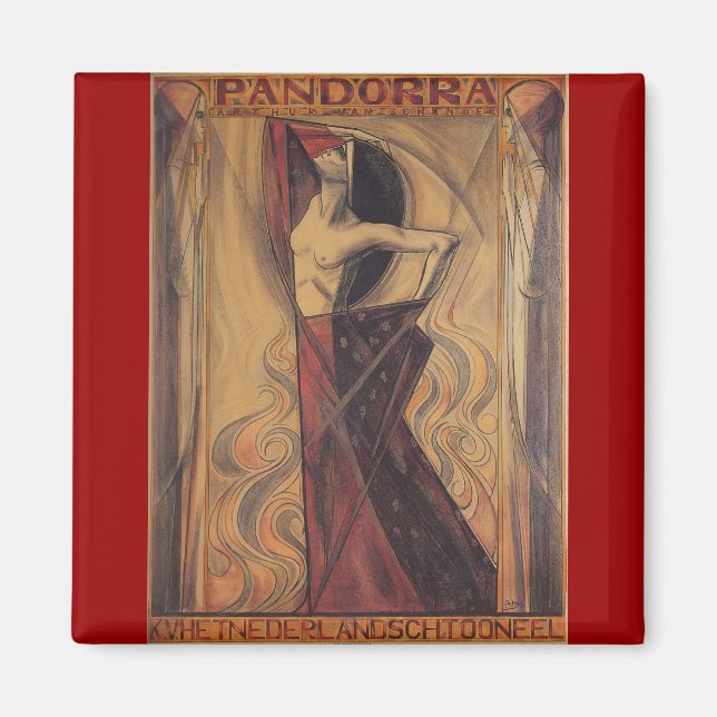 PANDORRA "Arthur Van Schendel" 1919 Magnet (Vorne)