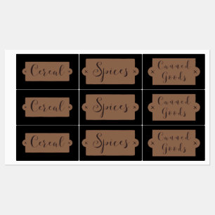 Paneeletiketten Etiketten