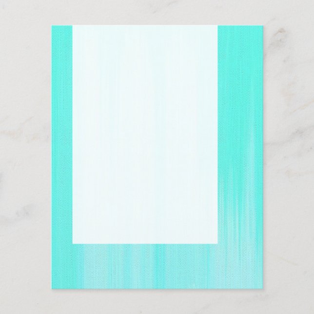 Panel 046 - Türkis gestrichen Flyer (Vorne)