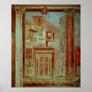 Panel aus Cubiculum aus dem Schlafzimmer des Poster