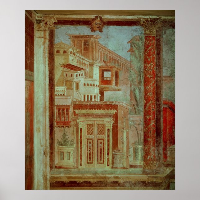 Panel aus Cubiculum aus dem Schlafzimmer des Poster (Vorne)