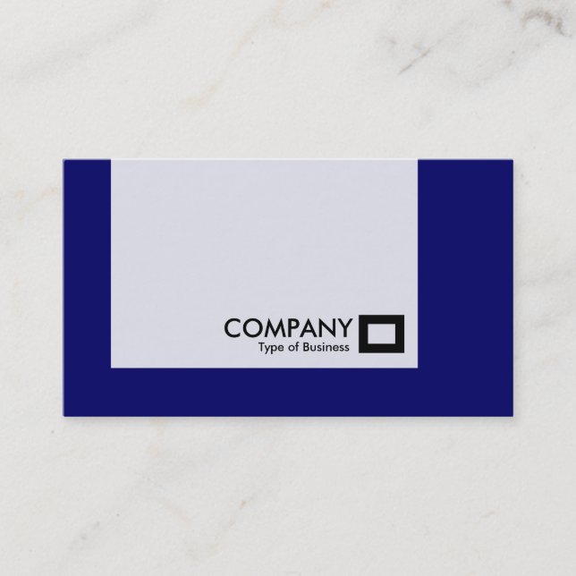 Panel - Farben - Deep Navy Blue Visitenkarte (Vorderseite)