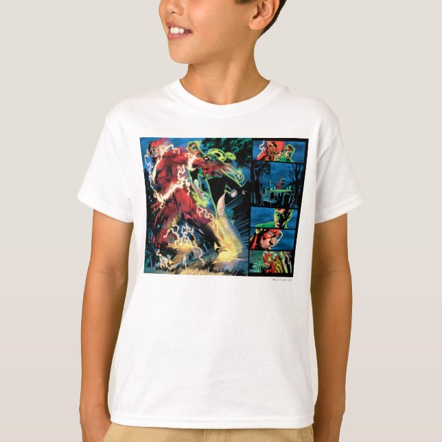 Panel für Blitz und Grüne Signalleuchten T-Shirt (Vorderseite)