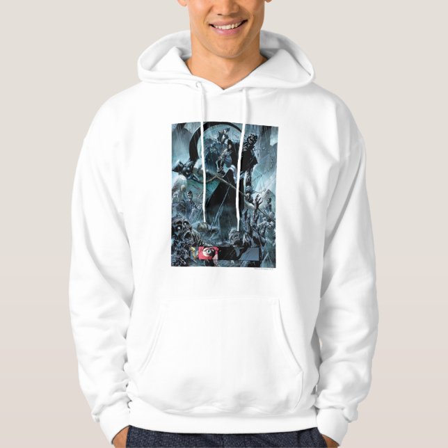 Panel für schwarze Laterne Hoodie (Vorderseite)
