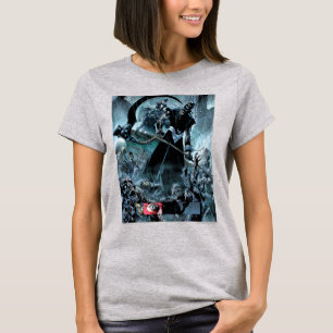 Panel für schwarze Laterne T-Shirt