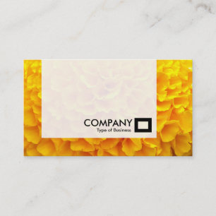 Panel - Orange Chrysantheme Visitenkarte