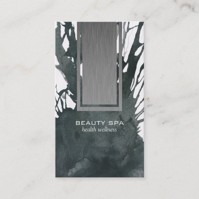 Panel-Tinte aus vertikalem Stahl Visitenkarte (Vorderseite)