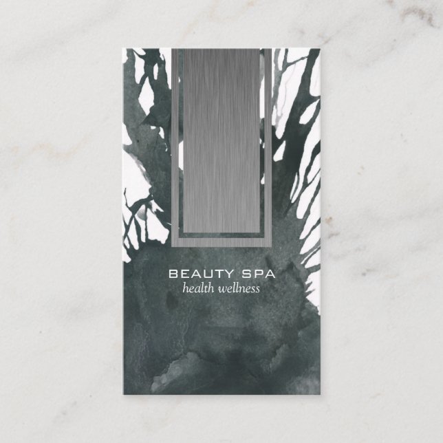 Panel-Tinte aus vertikalem Stahl Visitenkarte (Vorderseite)