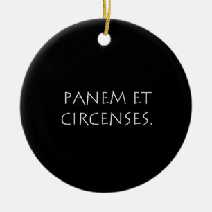 Panem et circenses keramik ornament