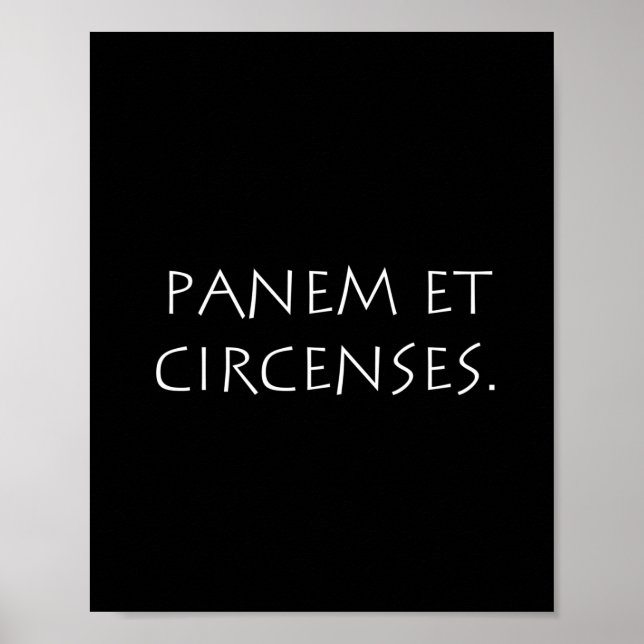 Panem et circenses poster (Vorne)