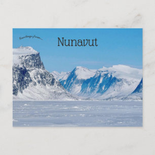 Pang Fjord Nunavut Canada Postkarte