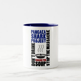 Pangaea für Haifisch-Endflossen-Suppen-Tasse Zweifarbige Tasse