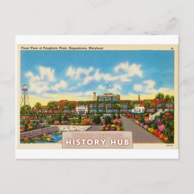 Pangborn-Pflanze Historischer Neudruck Postkarte (Vorderseite)