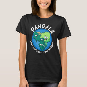 Pangea, als Kontinente die Geschichte für G durchw T-Shirt