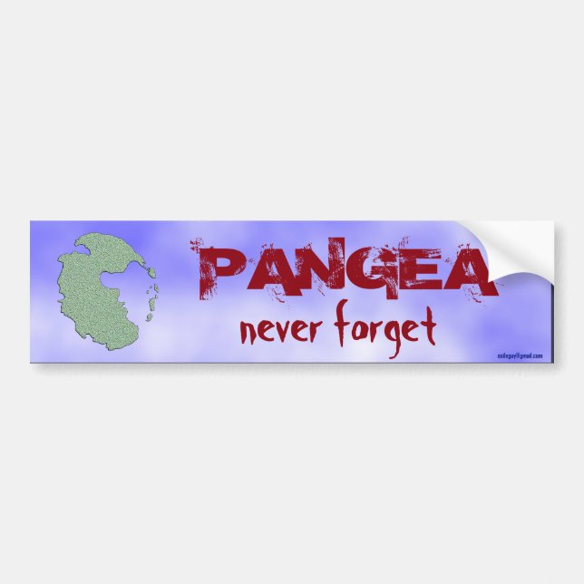 Pangea… Autoaufkleber (Vorne)