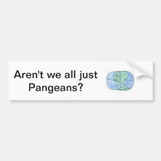Pangea-Autoaufkleber Autoaufkleber