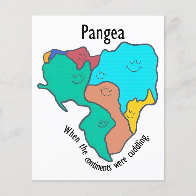 Pangea Continents Cuddling Multicolor (Vorderseite)