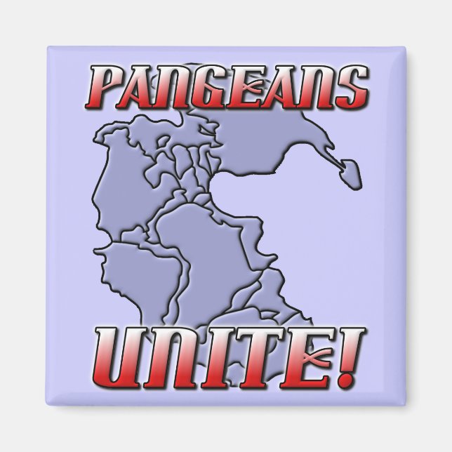 Pangea Unite Geography Magnet (Vorne)