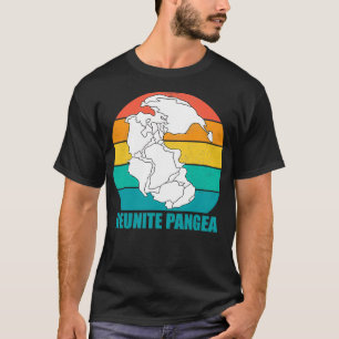 Pangea wiedervereinigen Vintage Retro Sonnenunterg T-Shirt