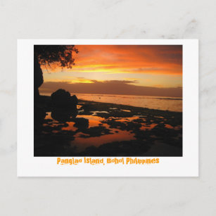 Panglao Island, Bohol Philippinen Postkarte