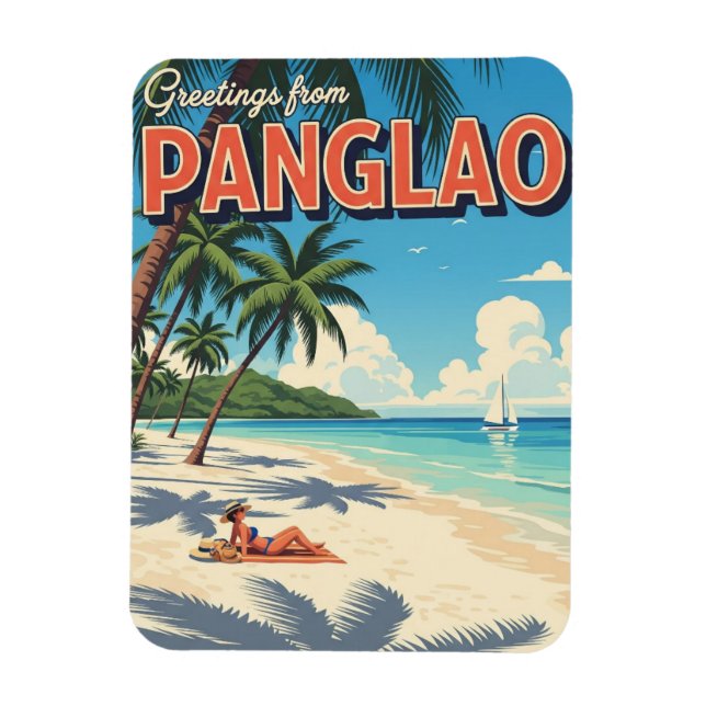 Panglao Island Philippinen Reise Magnet (Vertikal)