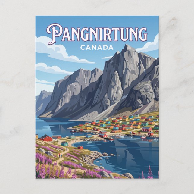 Pangnirtung Kanada Postkarte (Vorderseite)