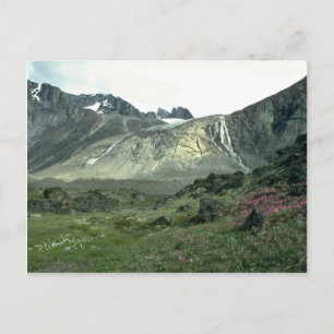 Pangnirtung Pass auf Baffin Island, NWT, Kanada Postkarte
