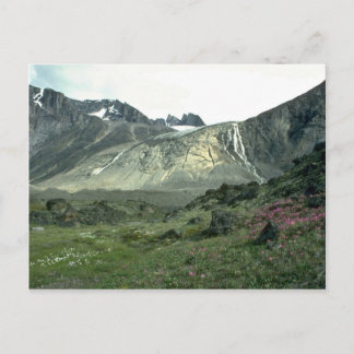 Pangnirtung Pass auf Baffin Island, NWT, Kanada Postkarte