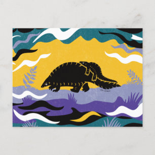 Pangolin Art Postkarte