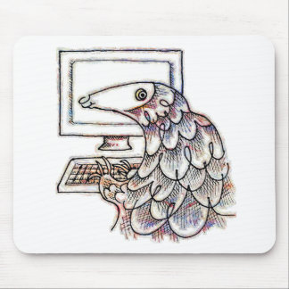 Pangolin auf einem Computer Mousepad