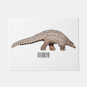Pangolin-Cartoon Fußmatte