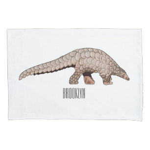 Pangolin-Cartoon Kissenbezug