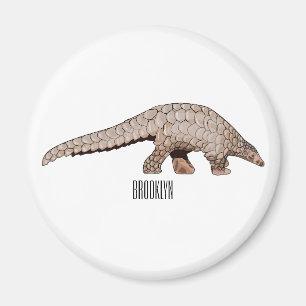 Pangolin-Cartoon Magnet