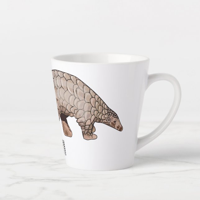 Pangolin-Cartoon Milchtasse (Rechts)