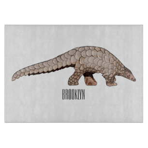 Pangolin-Cartoon Schneidebrett