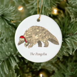 Pangolin-gefährdete Arten Keramik Ornament