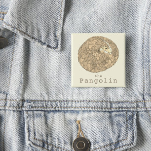Pangolin gefährdete Arten Wildtiere Art Button