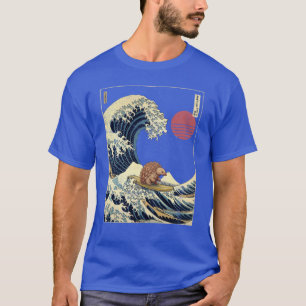 Pangolin Kanagawa japanische Surf-Welle T-Shirt