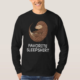 Pangolin Pangolins Nickerchen Schlafen Schlafen Pa T-Shirt