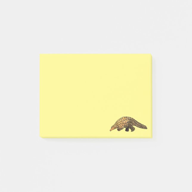 Pangolin Post-it Klebezettel (Vorderseite)