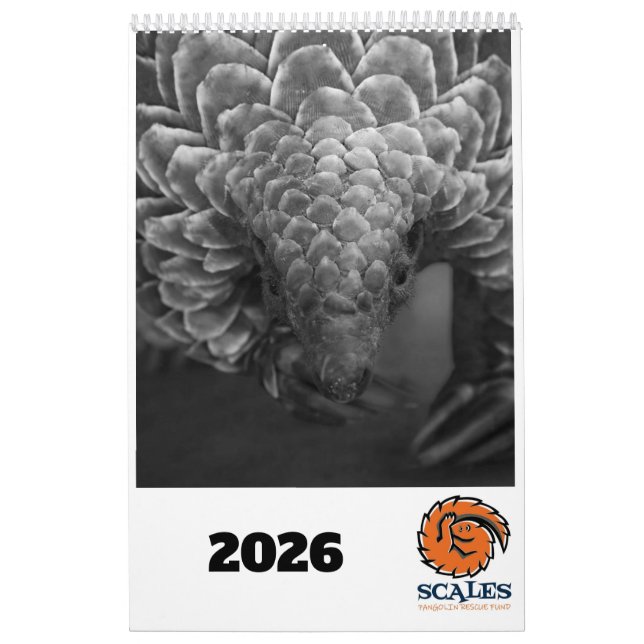 Pangolin Rescue Fund Calendar 2026 Kalender (Titelbild)