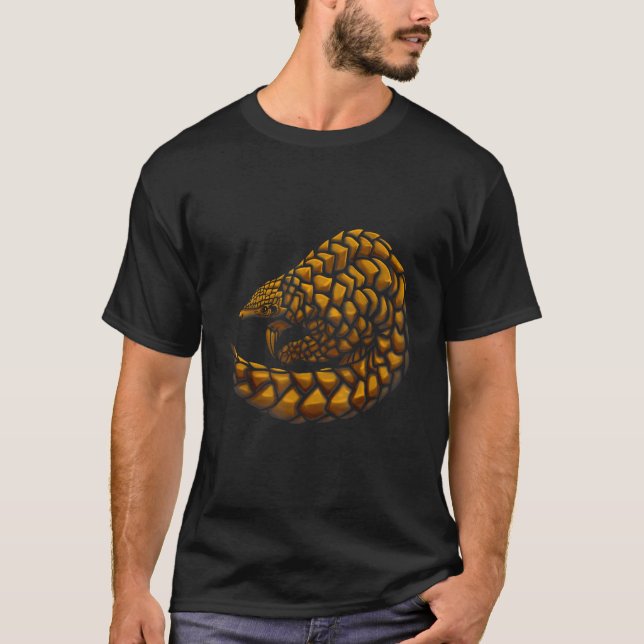 Pangolin Rettete das vom Aussterben bedrohte Tier  T-Shirt (Vorderseite)