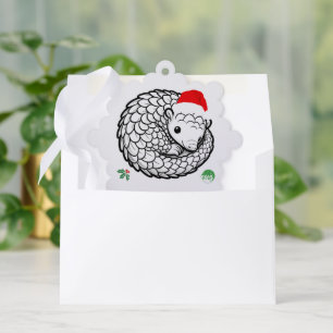 Pangolin Weihnachtsdekoration Ornament Karte